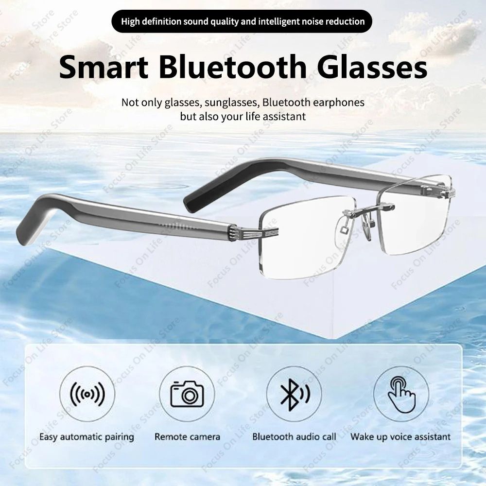Audio Music Bluetooth - Smart Bluetooth Glasses Wireless Headphones Polarized