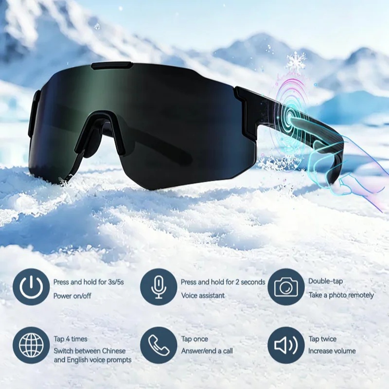 Audio Music Bluetooth - Cycling Bluetooth Smart Glasses Technology Audio