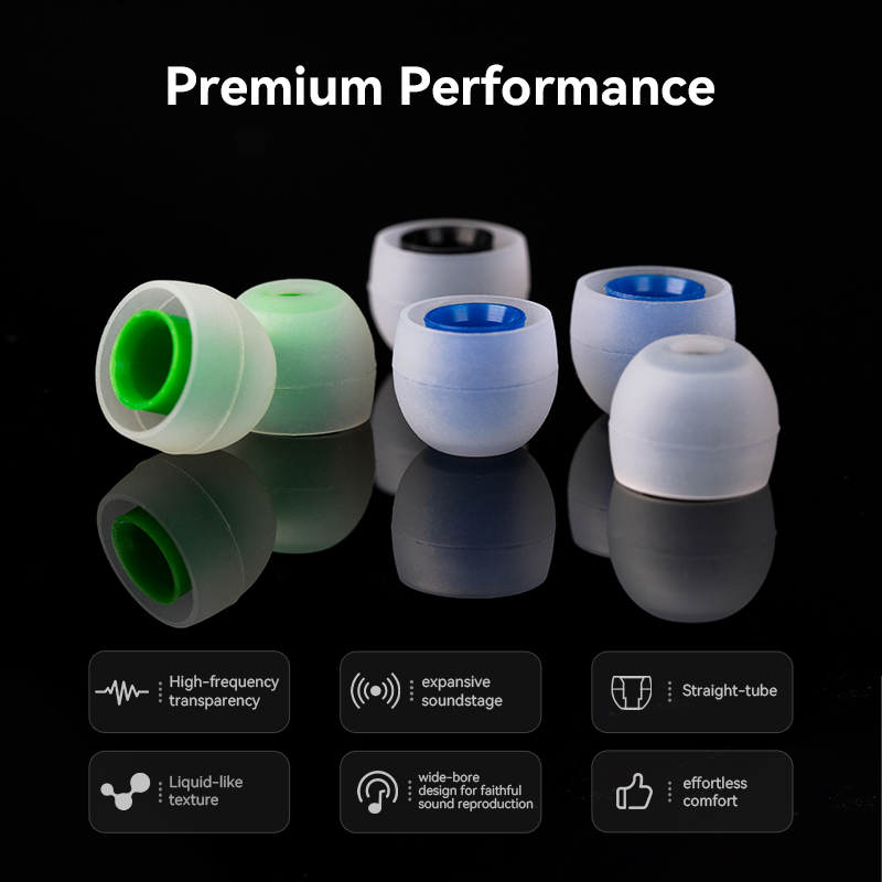 KBEAR 135 Silicone Eartips 3.9 - In Ear Monitor Iem 评论和价格