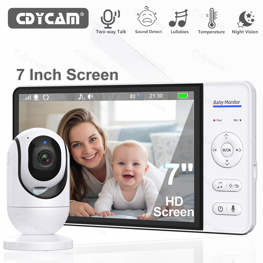 7.0'' Video Baby Monitor 720P  - Audio Music To Video 评论和价格