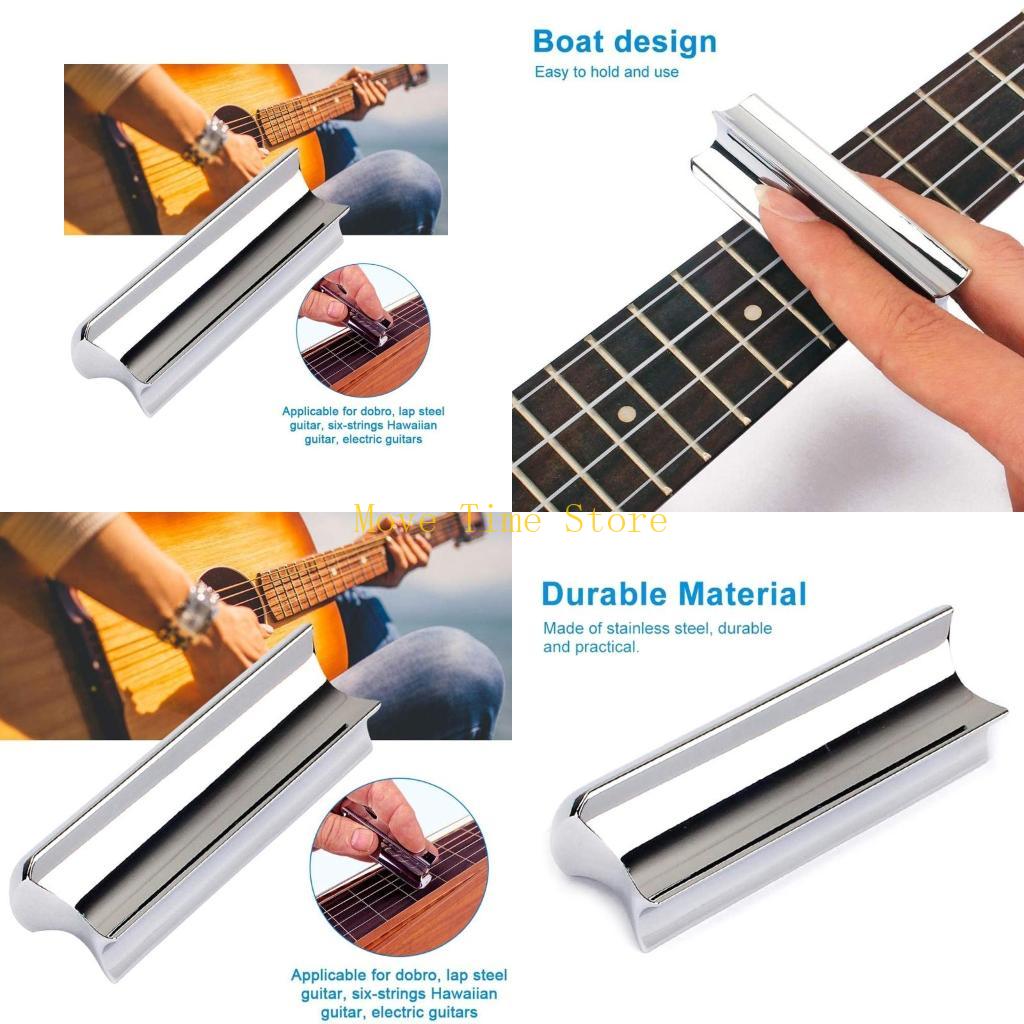 Metallic Zinc Alloy Solid Guit - Guitar Slide Tube 评论和价格