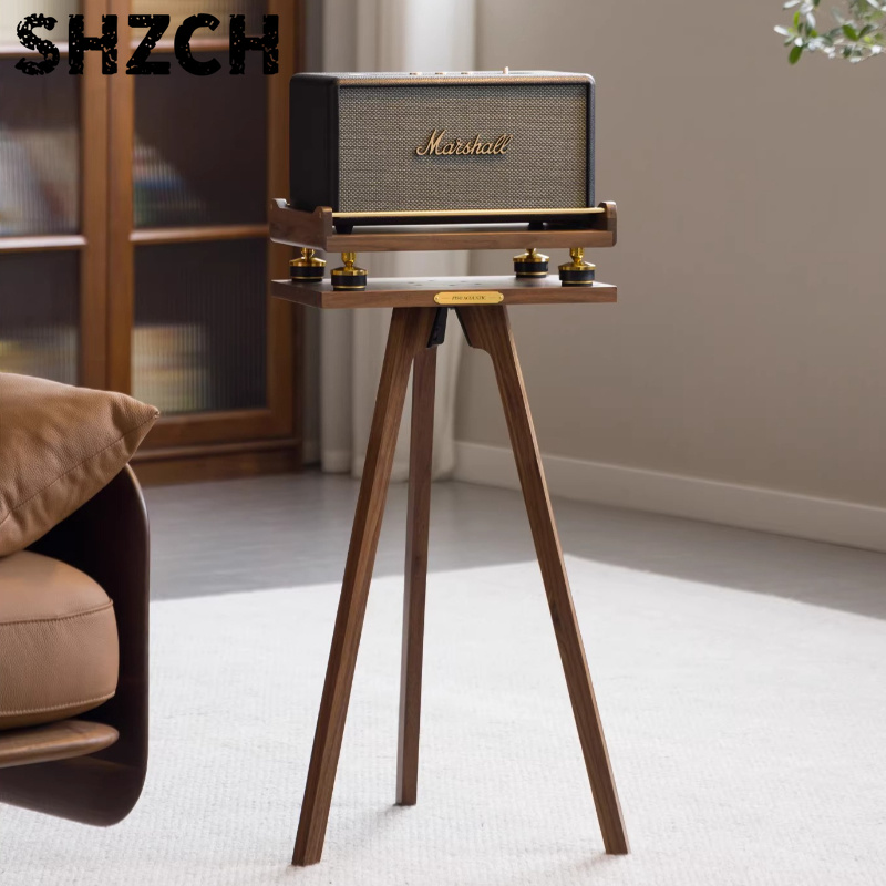 Speaker Floor Stand, Solid Woo - Speaker Stand Tripod 评论和价格