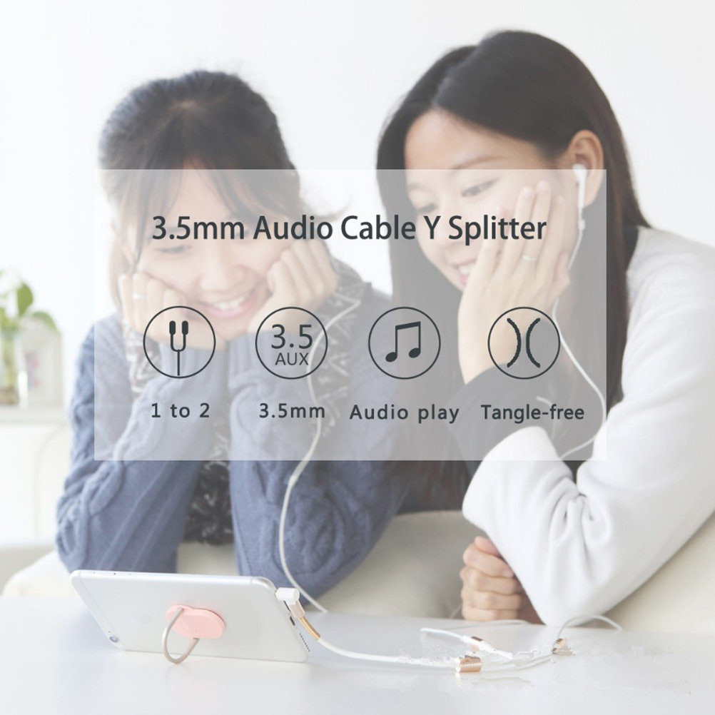 Dual 3.5mm Audio Line Aux Spli - Audio Music Online 评论和价格