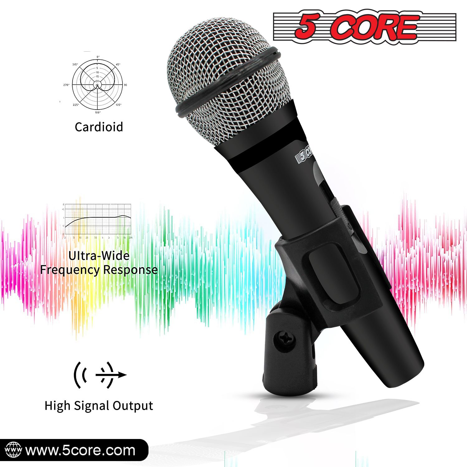 5 CORE Microphone Dynamic Voca - Xlr Microphone Condenser 评论和价格