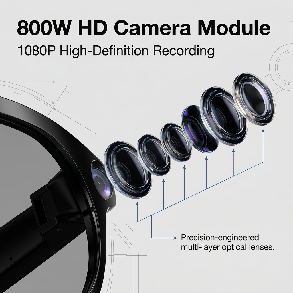Domars Smart Glasses AI Blueto - Audio Music To Video 评论和价格