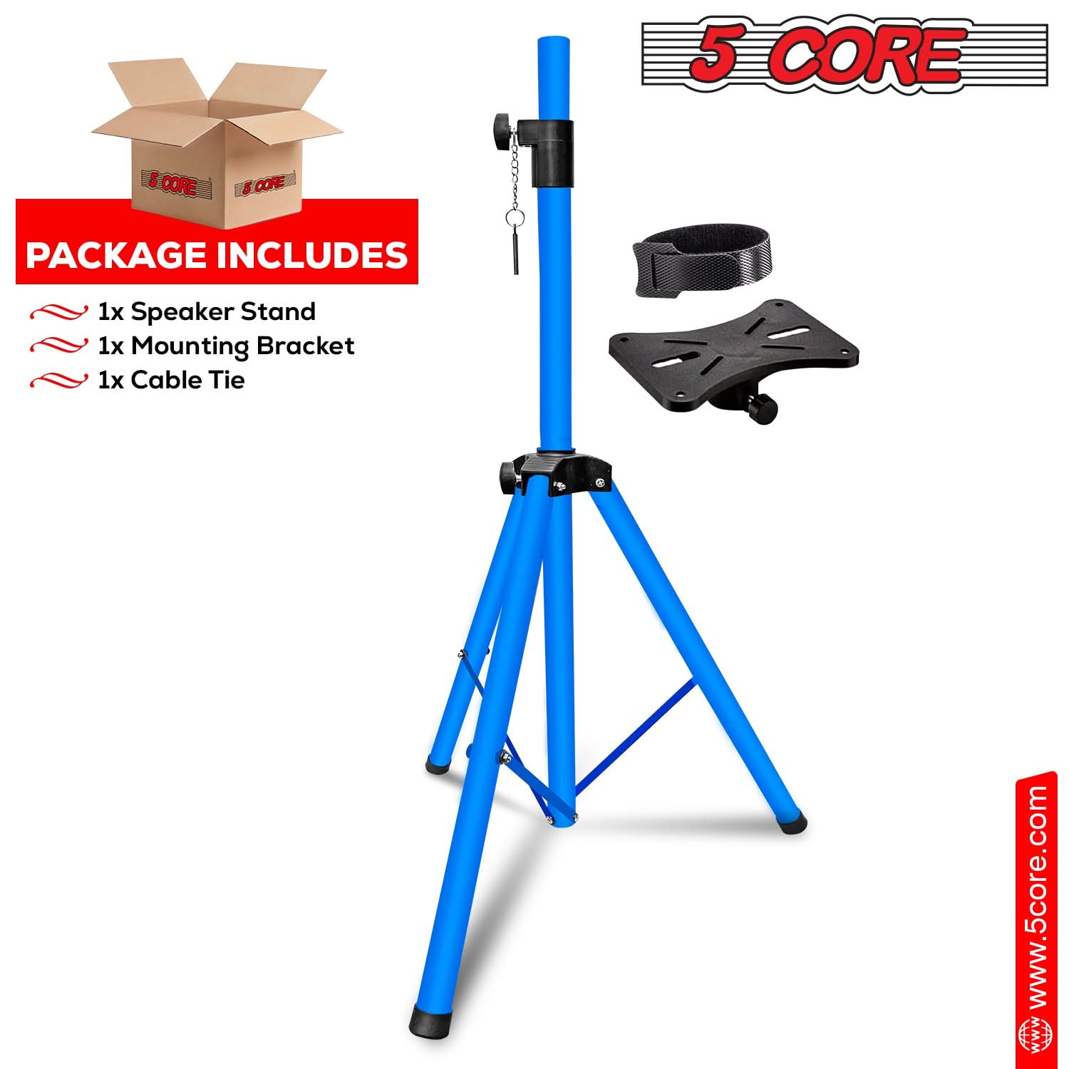 5 Core Speaker Stand Height Ad - Speaker Stand Tripod 评论和价格