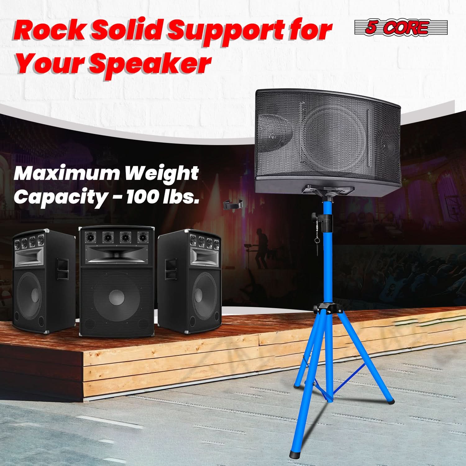 5 Core Speaker Stand Height Ad - Speaker Stand Tripod 评论和价格