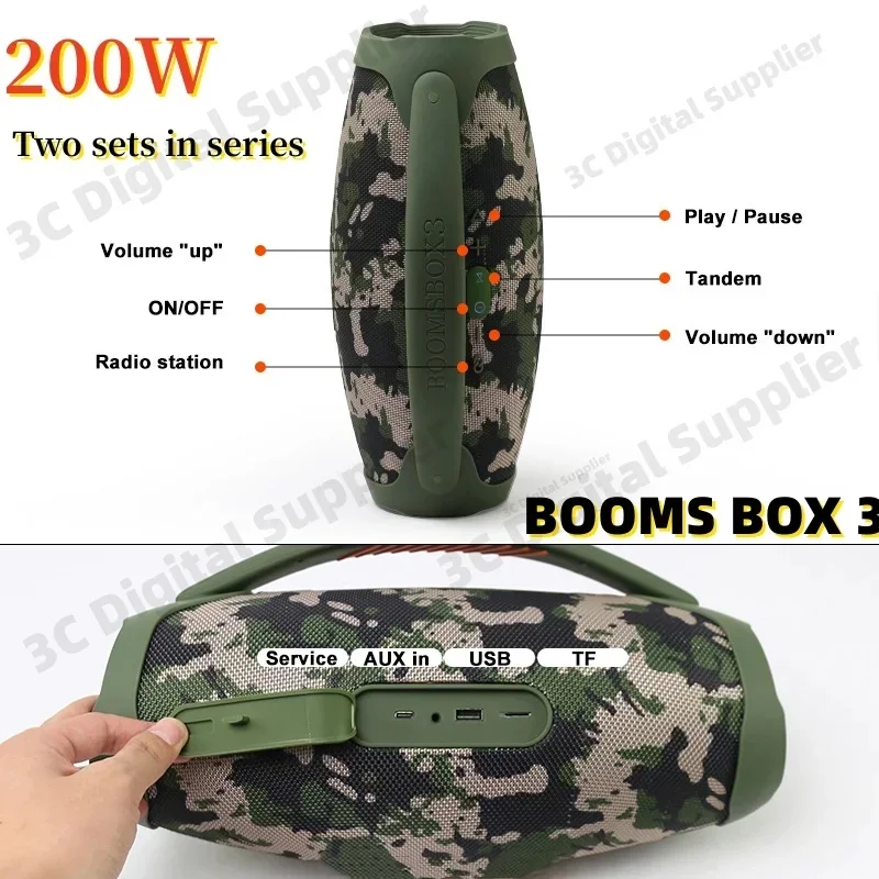 BOOMS BOX3 Altavoz Bluetooth P - Audio Music Center 评论和价格