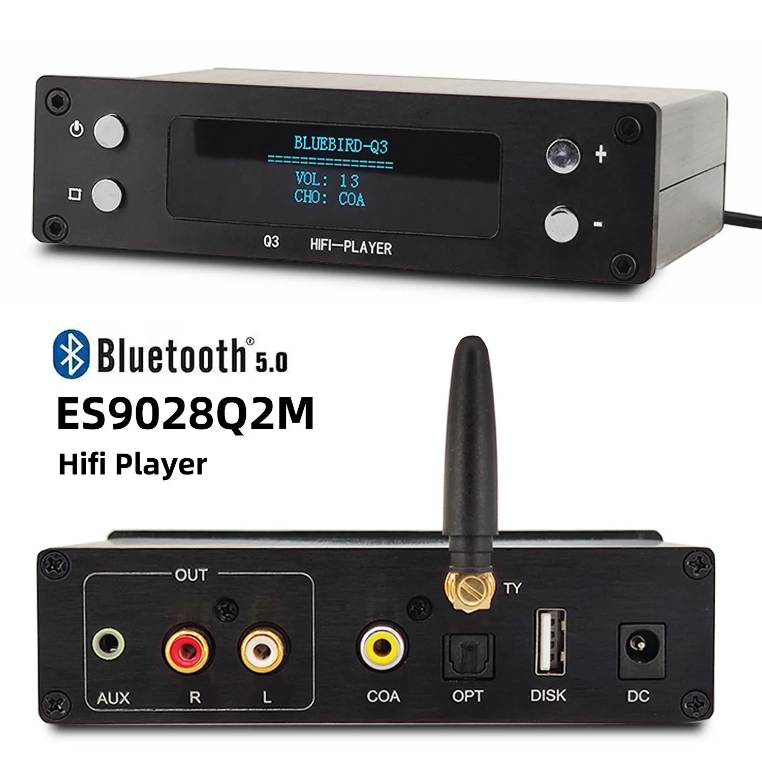 ES9028Q2M Digital Audio Player - Audio Music Bluetooth 评论和价格