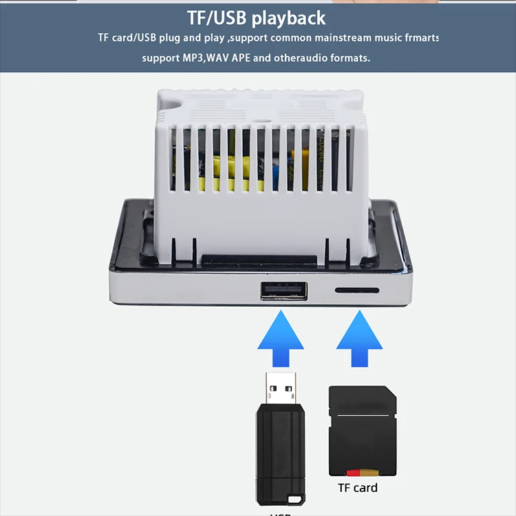 Bluetooth Wall Amplifier Home  - Audio Music Generator 评论和价格