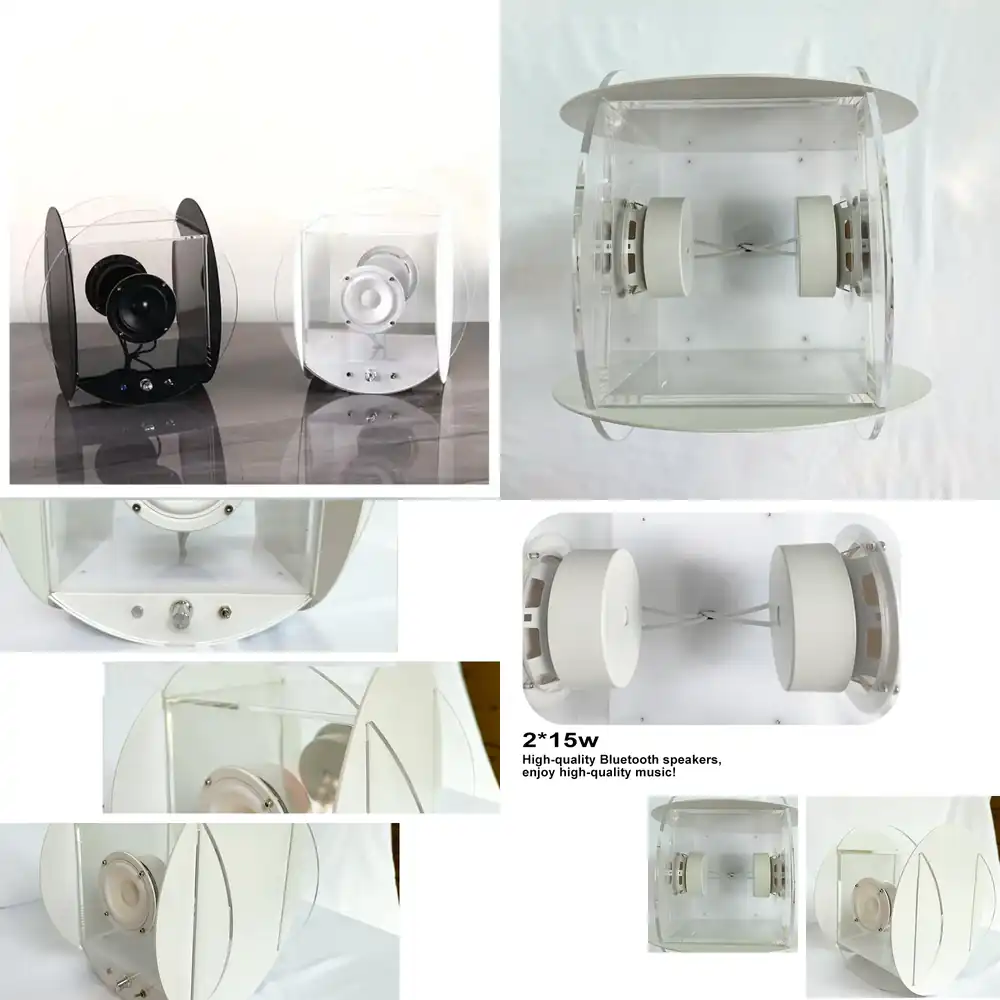 Transparent Blue Tooth Bt Spea - Audio Music Bluetooth 评论和价格