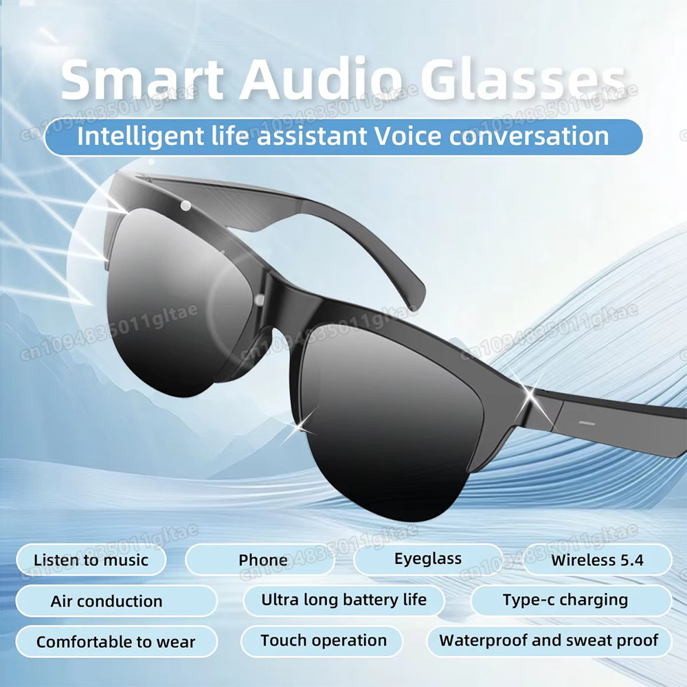 New Camera Control Smart Glass - Audio Music Bluetooth 评论和价格