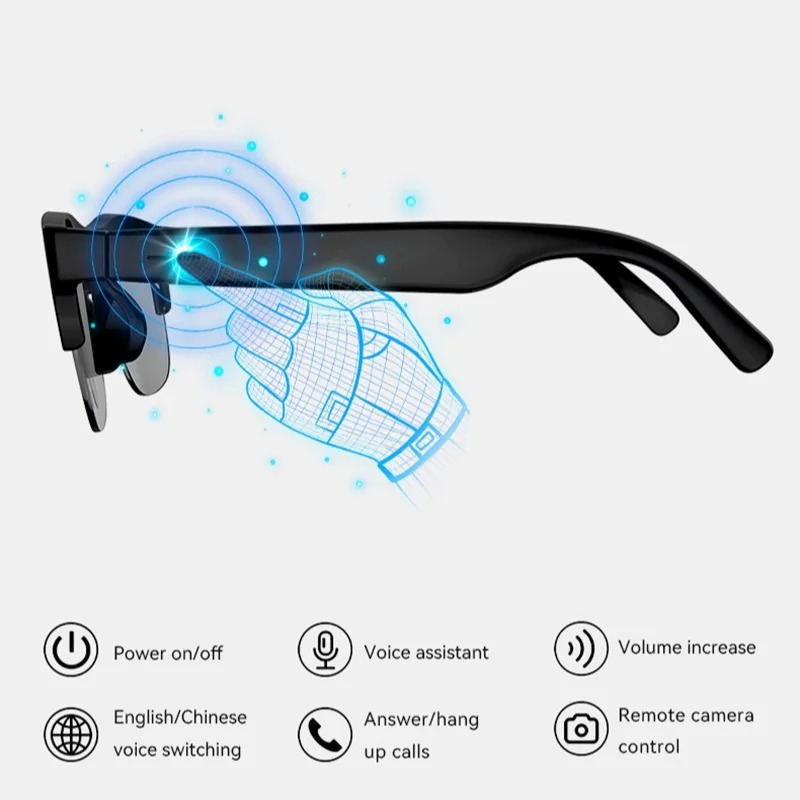 Smart Translation Glasses Real - Audio Music Bluetooth 评论和价格