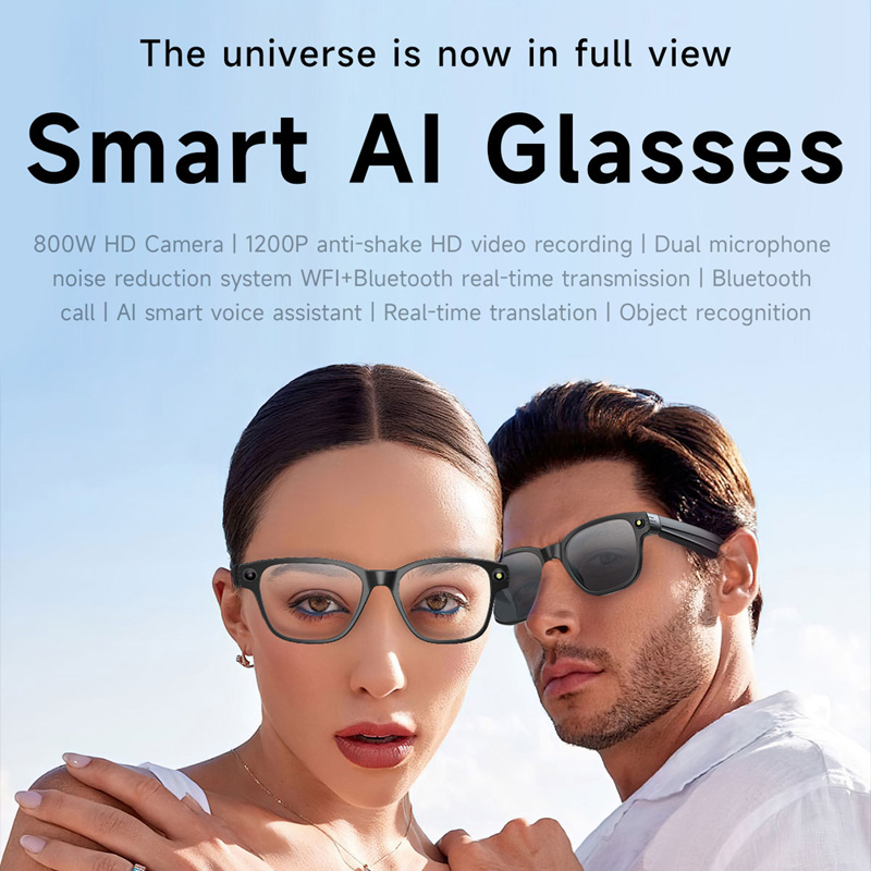 AI Smart Glasses 8 Million Cam - Audio Music Bluetooth 评论和价格