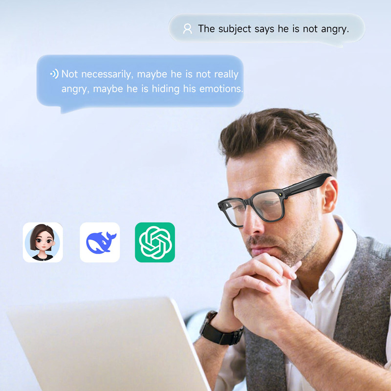 AI Smart Glasses 8 Million Cam - Audio Music Bluetooth 评论和价格