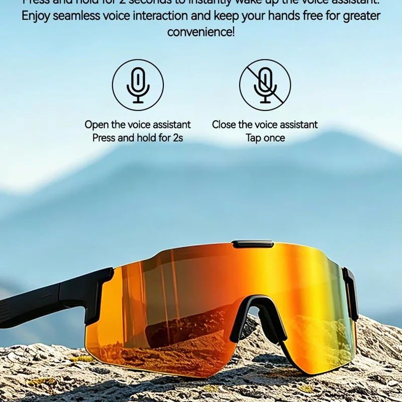 Cycling Bluetooth Smart Glasse - Audio Music Bluetooth 评论和价格