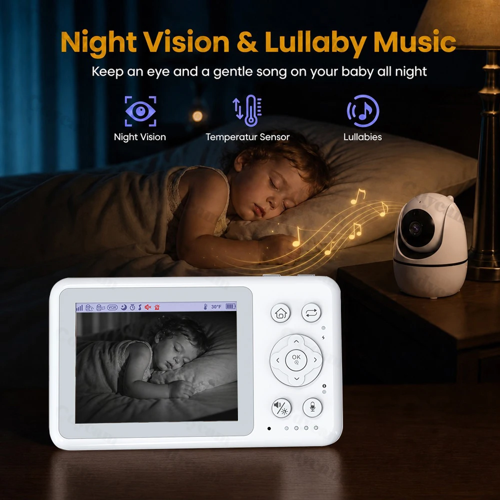 3.2Inch Video Baby Monitor LCD - Audio Music To Video 评论和价格