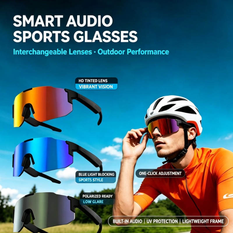 Smart Audio Sports Sunglasses  - Audio Music Bluetooth 评论和价格